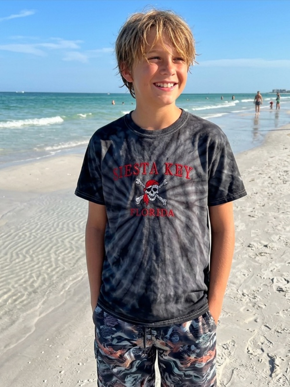 Siesta Key Pirate Tie Dye T-Shirt